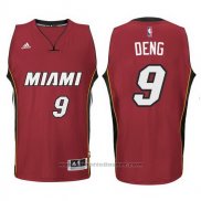 Maglia Miami Heat Luol Deng #9 Rosso