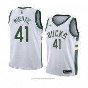 Maglia Milwaukee Bucks Nikola Mirotic #41 Association 2018 Bianco