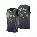 Maglia Minnesota Timberwolves Personalizzate Statement 2024-25 Grigio