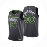 Maglia Minnesota Timberwolves Personalizzate Statement 2024-25 Grigio