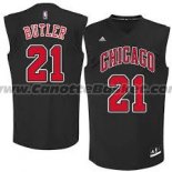 Maglia Moda Nero Chicago Bulls Jimmy Butler #21 Nero