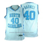 Maglia NCAA North Carolina Tar Heels Harrison Barnes #40 Bianco