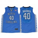 Maglia NCAA North Carolina Tar Heels Harrison Barnes #40 Blu