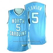 Maglia NCAA North Carolina Tar Heels Ty Lawson #5 Blu