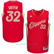 Maglia Natale 2015 Los Angeles Clippers Blake Griffin #32 Rosso