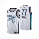 Maglia Nba All Star 2026 Luka Doncic No 77 Bianco
