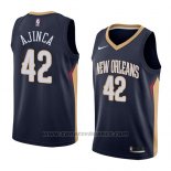 Maglia New Orleans Pelicans Alexis Ajinca #42 Icon 2018 Blu