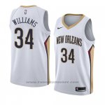 Maglia New Orleans Pelicans Kenrich Williams #34 Association 2018 Bianco