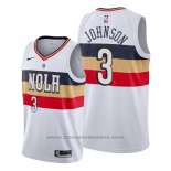 Maglia New Orleans Pelicans Stanley Johnson #3 Earned Bianco