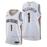 Maglia New Orleans Pelicans Zion Williamson #1 Association 2019-20 Bianco