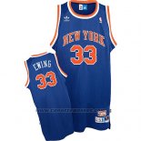 Maglia New York Knicks Patrick Ewing #33 Retro Blu