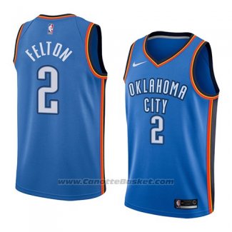 Maglia Oklahoma City Thunder Raymond Felton #2 Icon 2018 Blu