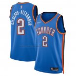 Maglia Oklahoma City Thunder Shai Gilgeous-Alexander #2 Icon Blu