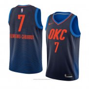 Maglia Oklahoma City Thunder Timothe Luwawu-cabarrot #7 Statement 2018 Blu