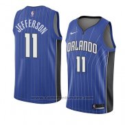 Maglia Orlando Magic Amile Jefferson #11 Icon 2018 Blu