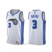 Maglia Orlando Magic Chuma Okeke #3 Earned 2020-21 Bianco