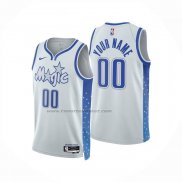 Maglia Orlando Magic Personalizzate Citta 2025-26 Bianco