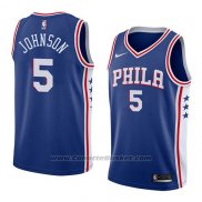 Maglia Philadelphia 76ers Amir Johnson #5 Icon 2018 Blu