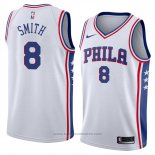 Maglia Philadelphia 76ers Zhaire Smith #8 Association 2018 Bianco