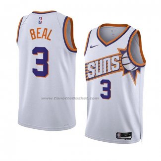 Maglia Phoenix Suns Bradley Beal #3 Association 2023-24 Bianco