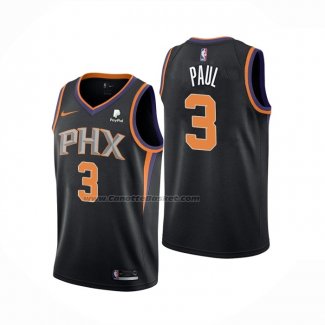 Maglia Phoenix Suns Chris Paul NO 3 Statement 2021 Nero