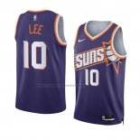 Maglia Phoenix Suns Damion Lee #10 Icon 2023-24 Viola