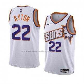 Maglia Phoenix Suns Deandre Ayton #22 Association 2023-24 Bianco