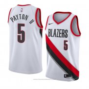 Maglia Portland Trail Blazers Gary Payton #5 Association 2018 Bianco