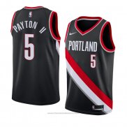 Maglia Portland Trail Blazers Gary Payton #5 Icon 2018 Nero