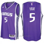 Maglia Sacramento Kings De'Aaron Fox #5 Road 2017-18 Viola