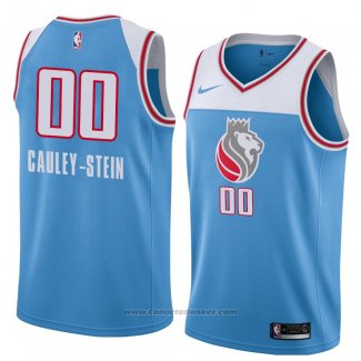 Maglia Sacramento Kings Willie Cauley Stein #00 Citta 2018 Blu