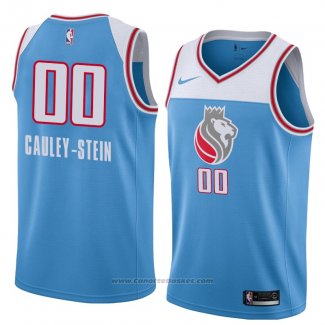 Maglia Sacramento Kings Willie Cauley Stein #00 Citta 2018 Blu