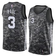Maglia San Antonio Spurs Brandon Paul #3 Citta 2018 Grigio