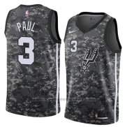 Maglia San Antonio Spurs Brandon Paul #3 Citta 2018 Grigio