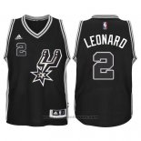 Maglia San Antonio Spurs Kawhi Leonard #2 Nero