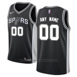 Maglia San Antonio Spurs Nike Personalizzate 17-18 Nero