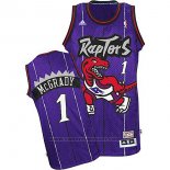 Maglia Toronto Raptors Tracy McGrady #1 Retro Viola