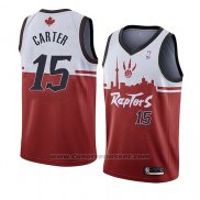 Maglia Toronto Raptors Vince Carter #15 Citta 2019-20 Rosso