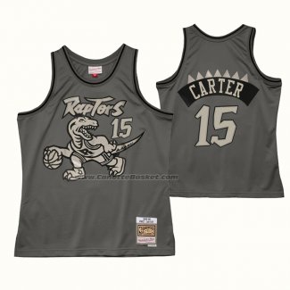 Maglia Toronto Raptors Vince Carter NO 15 Mitchell & Ness 1994-95 Grigio