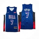 Maglia USA 2024 Kevin Durant #7 Blu1