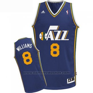 Maglia Utah Jazz Deron Williams #8 Blu