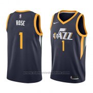 Maglia Utah Jazz Derrick Rose #1 Icon 2018 Blu