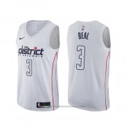 Maglia Washington Wizards Bradley Beal #3 Citta Bianco