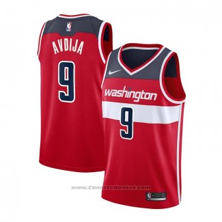 Maglia Washington Wizards Deni Avdija #9 Icon 2020-21 Rosso