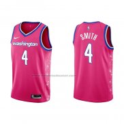 Maglia Washington Wizards Ish Smith #4 Citta 2022-23 Rosa