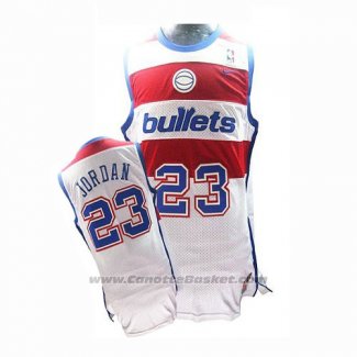 Maglia Washington Wizards Michael Jordan #23 Retro Bianco