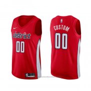 Maglia Washington Wizards Personalizzate Earned Rosso