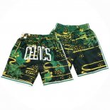 Pantaloncini Boston Celtics Lunar New Year Mitchell & Ness Just Don Verde