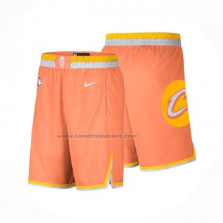 Pantaloncini Cleveland Cavaliers Citta 2025-26 Arancione