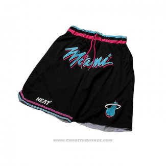 Pantaloncini Miami Heat Nero